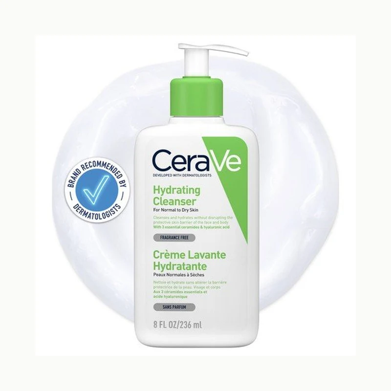 CeraVe Hydrating Facial Cleanser 16oz Hyaluronic Acid — product image