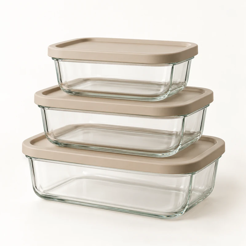 Glass Food Storage Containers — design preview