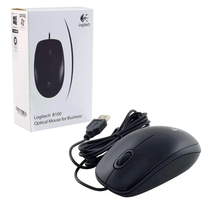 Logitech B100 USB Mouse — product image
