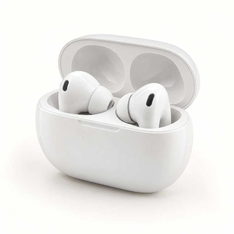 Wireless Earbuds with Charging Case — design preview